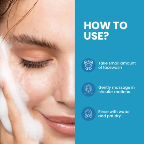 Clinomic Plus Coastal Clear Facewash with niacinamide and ceramide complex for balanced skin
