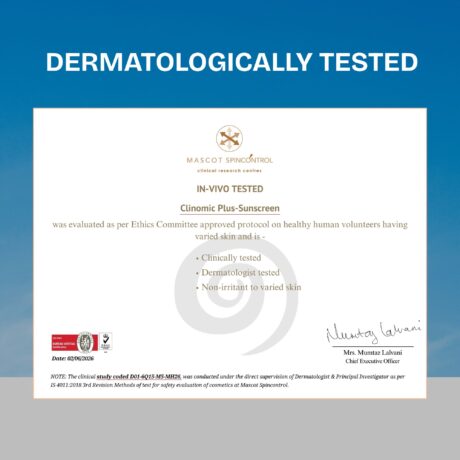 Dermatologically Tested Sunscreen