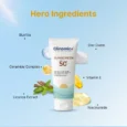 Clinomic Plus sunscreen with zinc oxide and niacinamide for skin protection and care