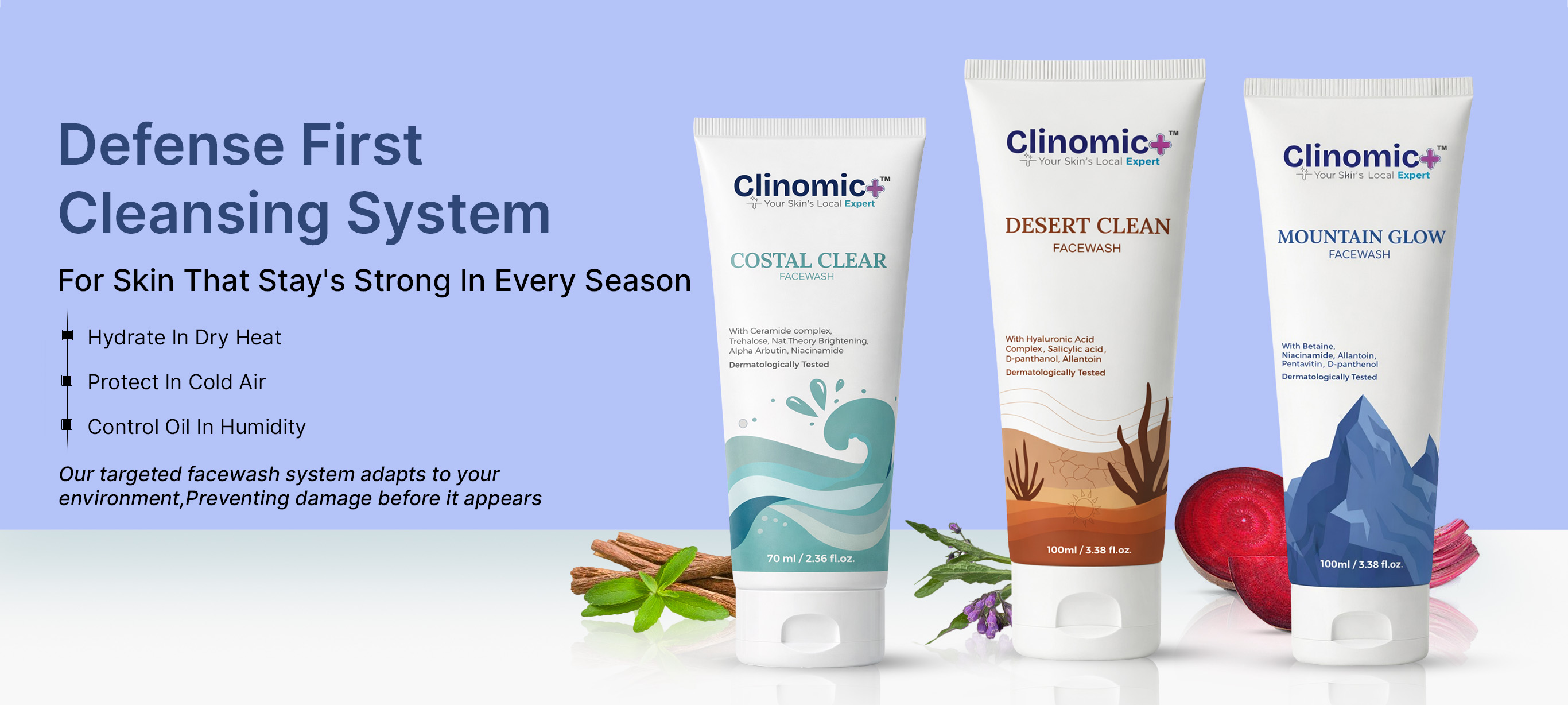 Clinomic Plus's Climate Based Facewash