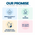 Clinomic Plus dermatologically tested skincare for Indian skin and climate with no parabens and no animal testing