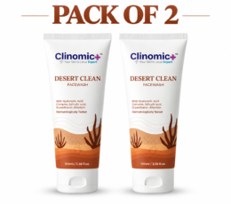 Desert Clean Facewash (Pack of-2)| Sweat & Oil Control Facewash for Summer Skin